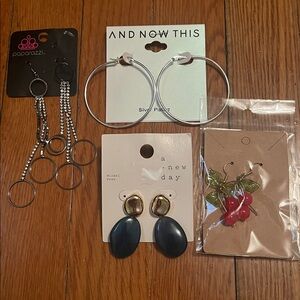 NEW Earrings bundle (4 pairs)